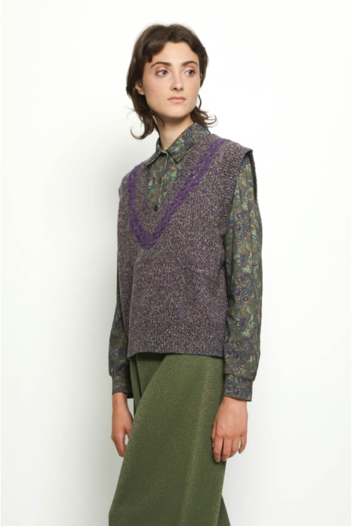 Top CORNELIE purple