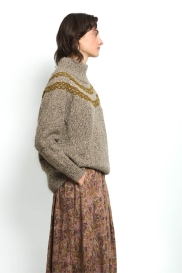 Large sweater CORNELIE beige