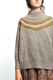 Large sweater CORNELIE beige