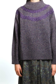 Large sweater CORNELIE purple