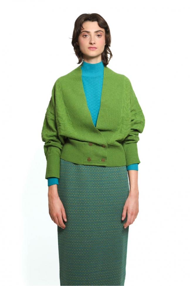 Cardigan CURLY vert