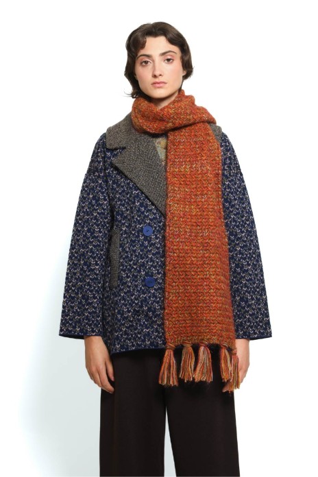 Scarf FRANGES orange