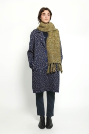 Scarf FRANGES green