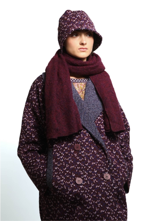 Scarf PUFF burgundy Scarf PUFF burgundy