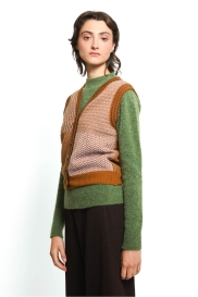 Buttoned vest ELFE gold