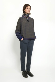 Large sweater ELFE blue
