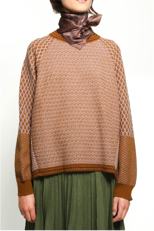 Large sweater ELFE gold Large sweater ELFE gold