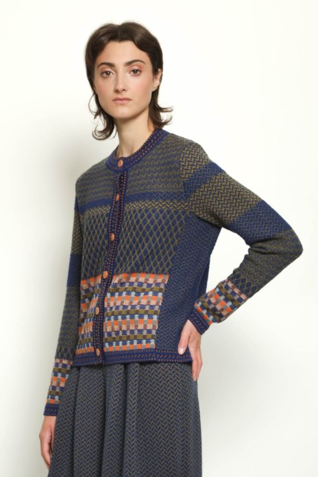 Cardigan ELFE blue