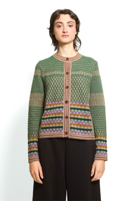 Cardigan ELFE vert