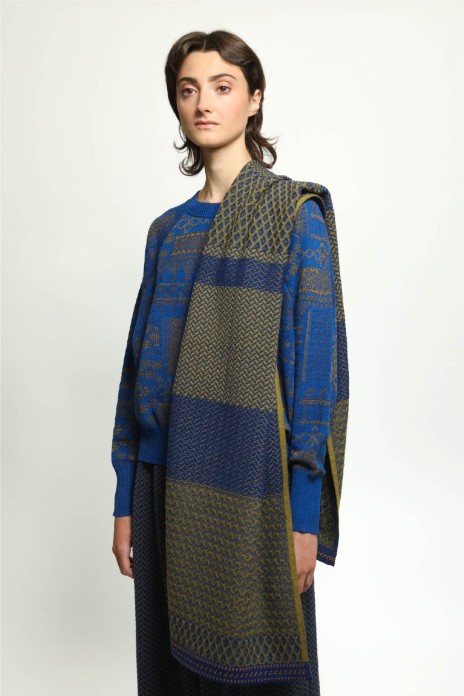 Scarf ELFE blue