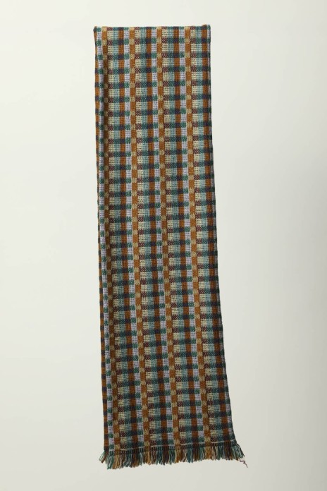 Check scarf ELFE gold