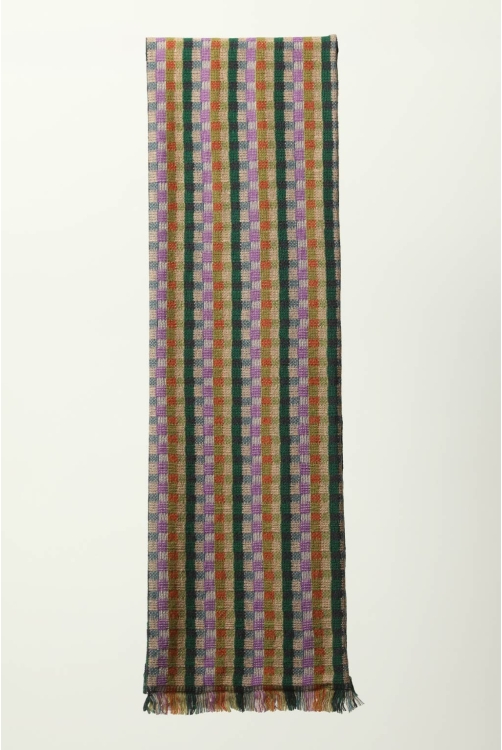 Check scarf ELFE green Check scarf ELFE green