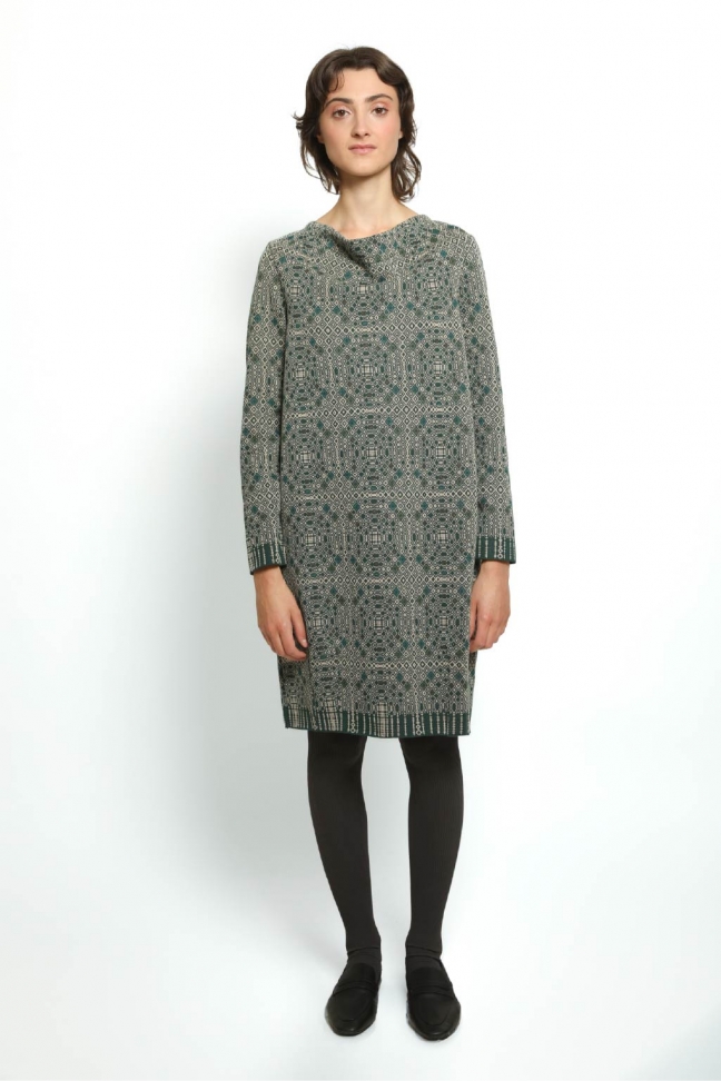 Dress FIRMAMENT green