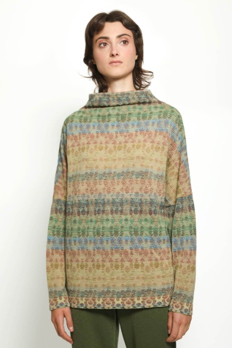 Large sweater LIGHTS lime