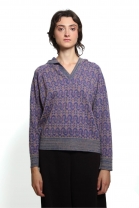Hoodie LOOPS bleu