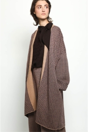 Long open cardigan SEEDS beige