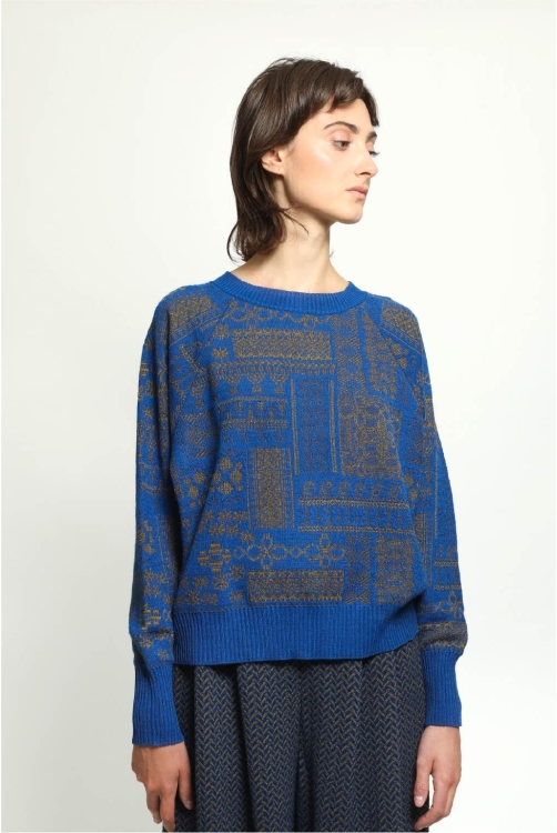 Pull BORDER bleu Pull BORDER bleu
