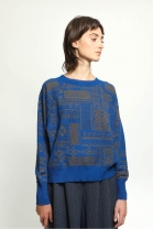 Pull BORDER bleu