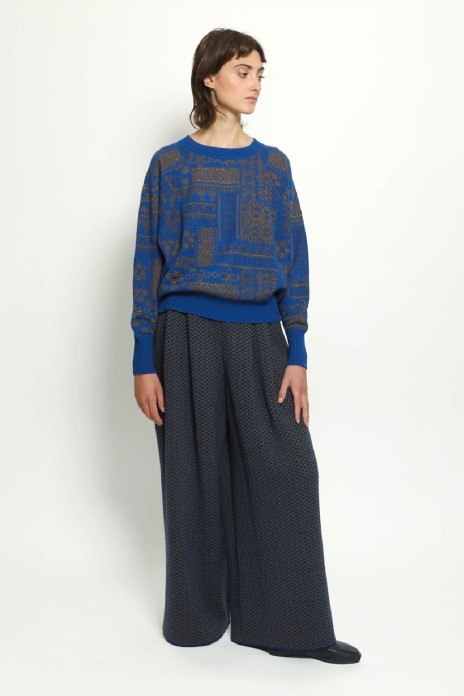 Pantalon Large SEEDS bleu