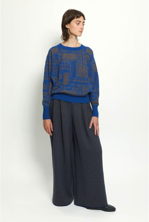 Pantalon Large SEEDS bleu Pantalon Large SEEDS bleu