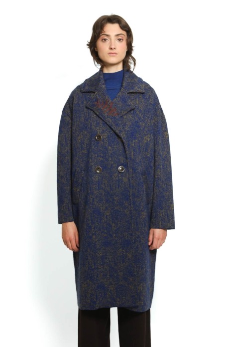 Coat TRACES blue