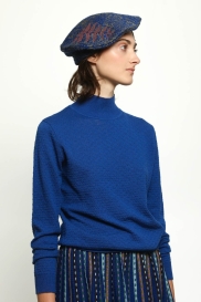 Beret TRACES bleu
