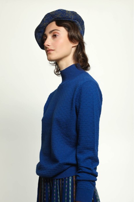 Beret TRACES blue