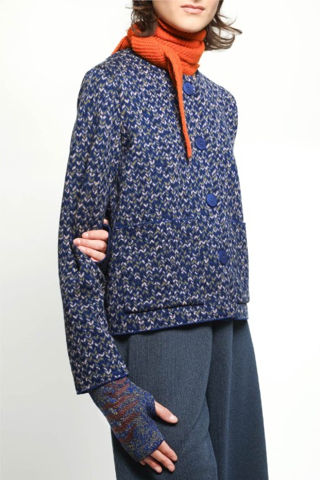 Jacket TWEED blue