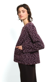 Jacket TWEED burgundy
