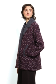 Caban TWEED bordeaux