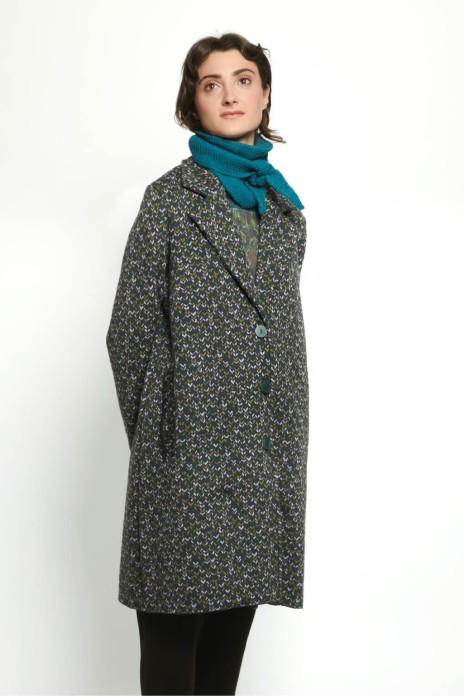 Coat TWEED green
