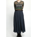Pleated skirt WINK blue