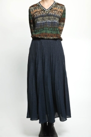 Pleated skirt WINK blue