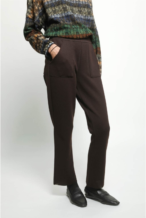 Pantalon droit WINK chocolat Pantalon droit WINK chocolat