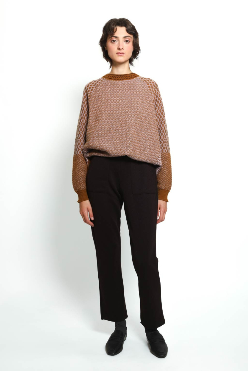 Pantalon droit WINK chocolat