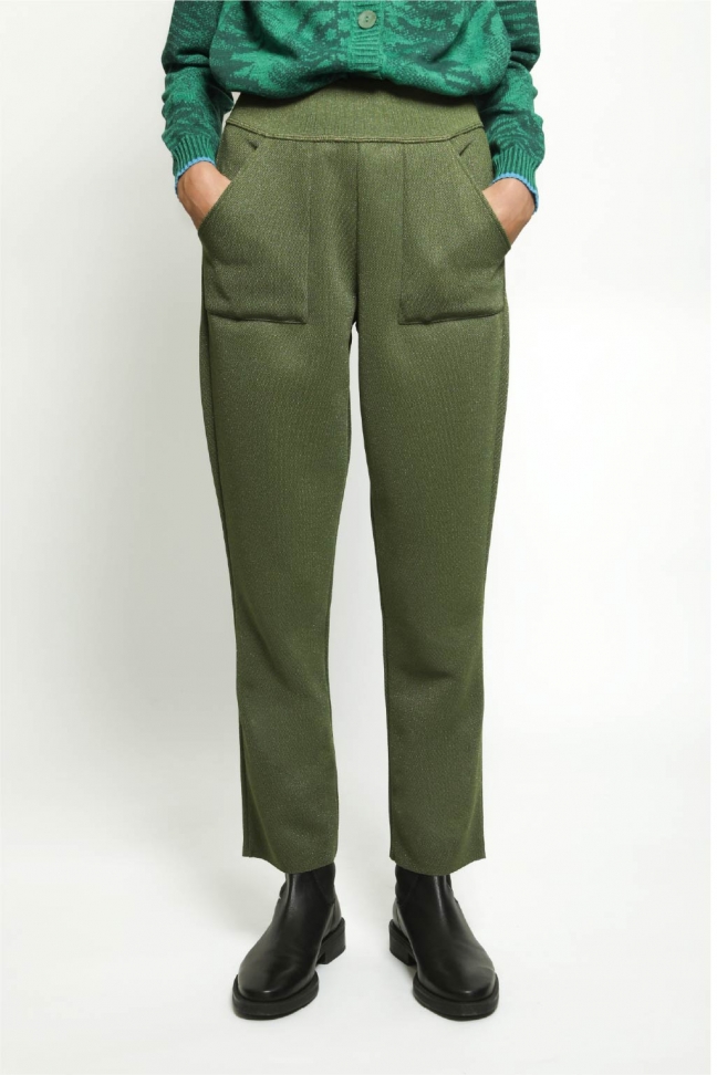 Pantalon droit WINK vert