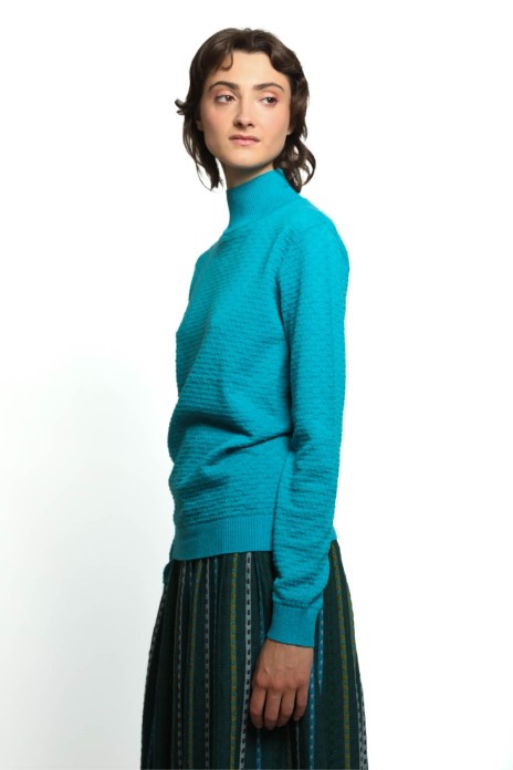 Sweater YES turquoise