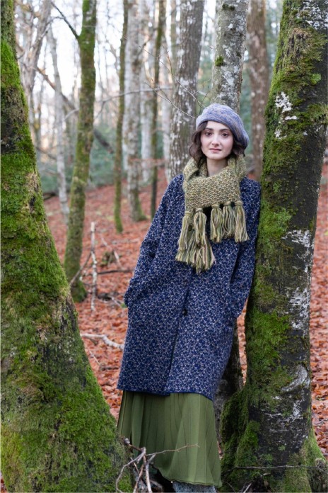 Coat TWEED blue