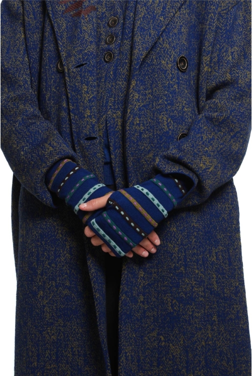 Mittens BROCELIANDE blue Mittens BROCELIANDE blue