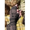 Mittens BORDER black