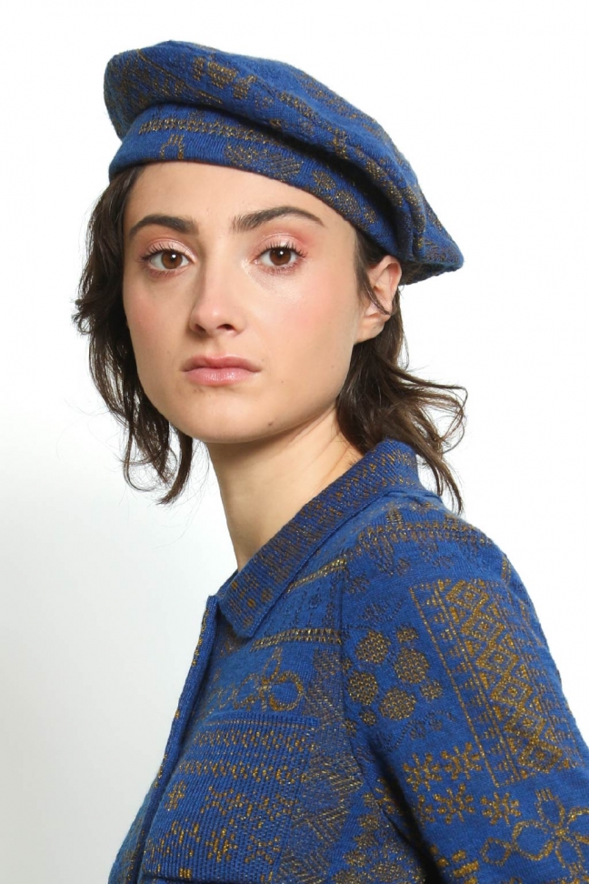Beret BORDER bleu