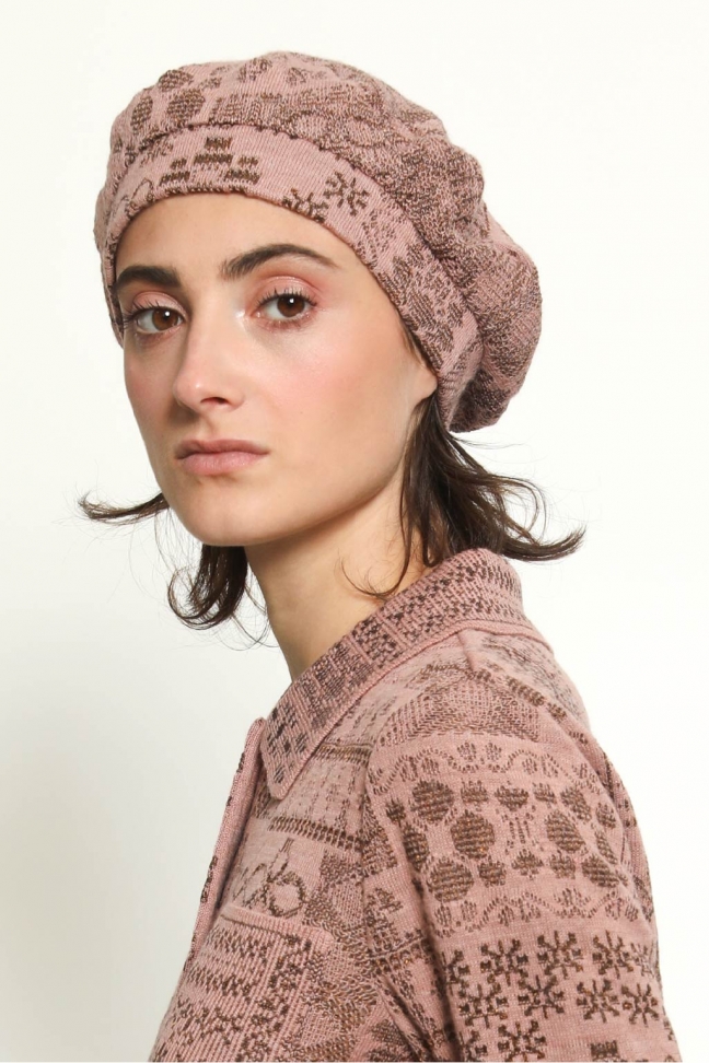 Beret BORDER nude