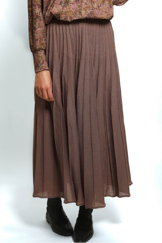 Jupe plissee WINK beige