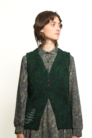Waistcoat TRACES green
