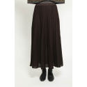 Pleated skirt WINK chocolate