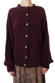 Cardigan WIZARD bordeaux