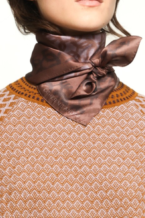 Bandana BOUCLE mauve