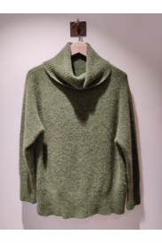 Pull grand col WIZARD vert