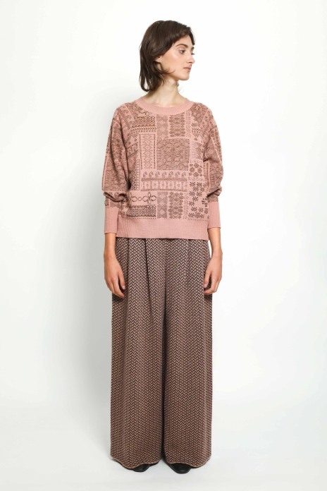 Wide pants SEEDS beige