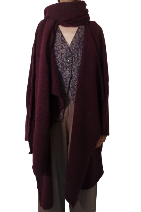 Overcoat WIZARD burgundy